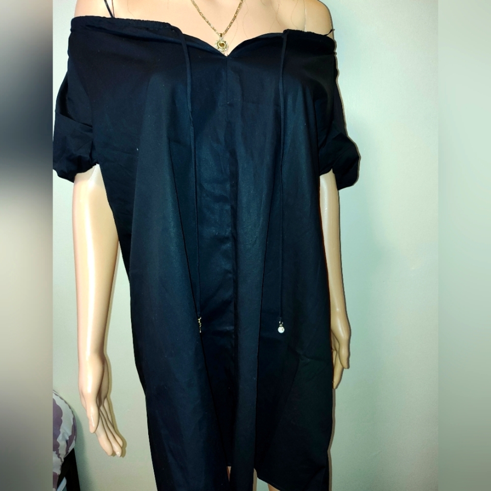 H&M Black Off The Shoulder Dress